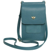 Alice Wheeler London Mini Sac à Bandoulière Bloomsbury - Bleu Sarcelle