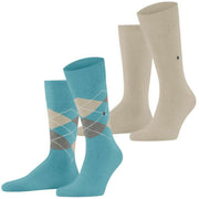 Lot de 2 paires de chaussettes Burlington Everyday Mix - Key Largo Blue