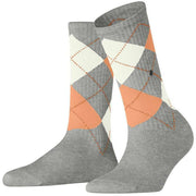 Chaussettes Burlington Rib Courtside - Gris Chiné