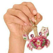 powder-seafaring-crab-beaded-keyring---pink-34449006
