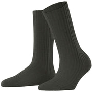 Falke Cosy Wool Boot Socks - Military Green