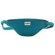 Grand sac banane Hindbag Sasha - Bleu paon