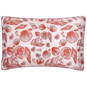 Taie d'oreiller en soie Jessica Russell Flint Shells - Rouge/Rose