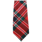 Locharron of Scotland Reiver MacFarlane Cravate tartan moderne - Rouge/Vert/Blanc