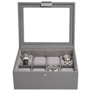 Boîte à montres Stackers 8 pièces - Gris ardoise