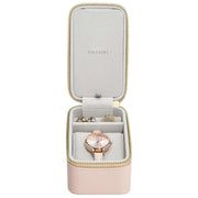 Boîte à bijoux et montres de voyage Stackers - Blush/Or