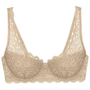 Soutien-gorge rembourré en dentelle avec armatures Triumph Amourette - Beige peau