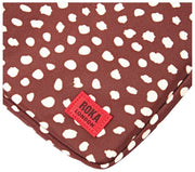 Étui pour ordinateur portable en toile recyclée Roka Brick Lane - Tache marron