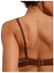 Falke Delicate Touch Triangle Bralette - Cerf Brun