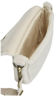 Sac à Bandoulière Hindbag Margault Teddy - Blanc Arctique