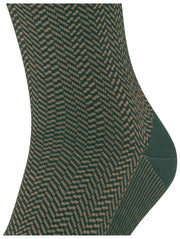 Chaussettes Falke Airport Herringstripe - Hunter Green