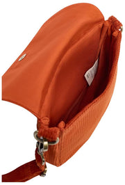 Sac à Bandoulière Hindbag Margault - Velours Orange Brique