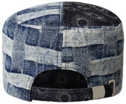 Casquette Kangol Denim Mashup Army - Bleu Pique-nique