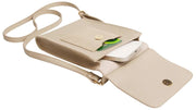 Alice Wheeler London Mini Sac à Bandoulière Bloomsbury - Beige Pierre