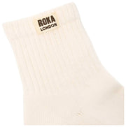 Chaussettes Roka Windsor Solid Crew - Guimauve Blanc