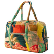 powder-exotic-leaves-luxe-weekend-bag---beigeredgreen-35503993