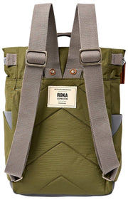 Petit sac à dos Roka Canfield B en nylon recyclé - Vert ciboulette
