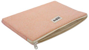 Hindbag Ava Small Weave Housse pour ordinateur portable 13 pouces - Rose corail