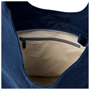 Roka Hoxton Grand sac à bandoulière en toile de coton - Bleu amiral