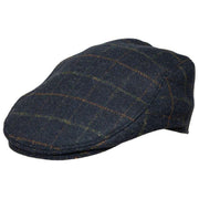 dents-colliford-check-tweed-flat-cap---navy-34491095