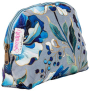 Trousse à cosmétiques en velours Serendipity Elie Beaumont - Orchidée argentée