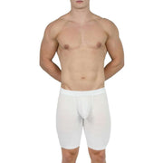 Obviously EliteMan Boxer Brief 9inch Leg - White