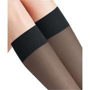 Falke Pure Matt 20 Denier Knee High Stockings - Black