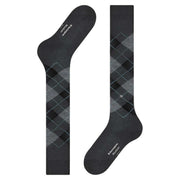 Burlington Manchester Knee High Socks - Anthracite Grey