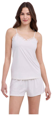 Falke Delicate Touch Chemise Top - Ivoire