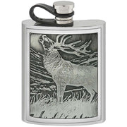 english-pewter-company-6oz-embossed-stag-hip-flask---silver-34391413