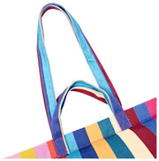 Roka Marylebone Grand sac fourre-tout surdimensionné en toile de coton - Larges rayures multiples