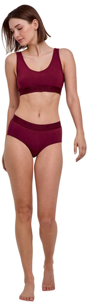 Falke Daily Comfort Lot de 2 brassières bustier - Rouge