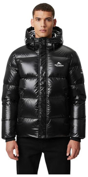 Helvetica Mountain Pioneers Doudoune à capuche Freezer - Noir