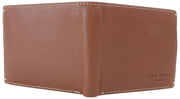 Portefeuille en cuir grainé Sidnny Ted Baker - Tan