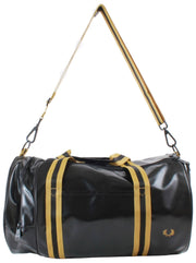 Sac tonneau classique à liseré Fred Perry - Noir/Or