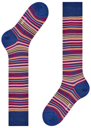 Chaussettes hautes Falke Microblock - Pacific Blue