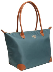 Grand sac fourre-tout Alice Wheeler London Shoreditch - Bleu sarcelle