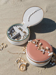 Boîte à bijoux ronde Stackers Wave - Orange désert