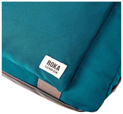 Petit sac de sport en toile recyclée Roka Gatwick - Bleu sarcelle profond