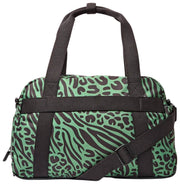 Petit sac de sport en toile recyclée Roka Gatwick - Vert artichaut