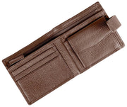 Portefeuille à deux volets Dents Aire - Marron chocolat