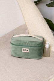 Hindbag Gaspard Vanity Bag - Velours Vert Menthe