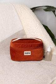 Hindbag Gaspard Vanity Bag - Velours Brique Orange
