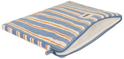 Hindbag Ava Small Housse pour ordinateur portable 13 pouces - Rayures orange/bleu
