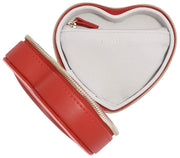 Boîte à bijoux de voyage Stackers Heart - Rouge