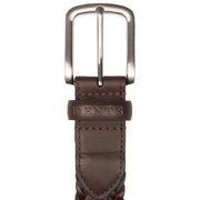 dents-woven-leather-and-cotton-belt---green-34491121