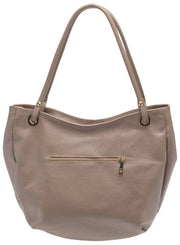 Sac Cabas Souple Courbé Elie Beaumont - Beige Vison