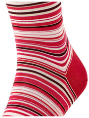 Chaussettes Falke Microblock - Rouge Géranium