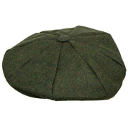 dents-langford-abraham-moon-plain-tweed-newsboy-cap---olive-green-34491089
