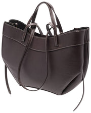 Elie Beaumont Origami Tote Bag - Marron Chocolat Foncé